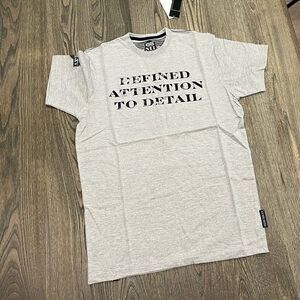 NWT 65 MCMLXV Refined Attention To Detail T-Shirt Short Sleeve Crew Neck Gray M